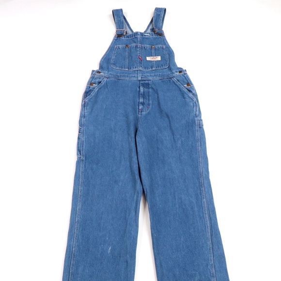 Vintage 90s Big Mac Workwear Faded Denim Overalls